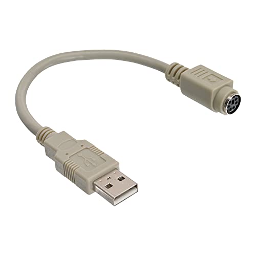 Intos USB Adapterkabel USB-PS/2 USB-A/Stecker - mDIN6/Buchse 0.20 m von InLine