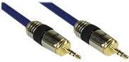 Kindermann - Audiokabel - Stereo Mini-Klinkenstecker (M) bis Stereo Mini-Klinkenstecker (M) - 5 m - abgeschirmt (K-99955P) von InLine