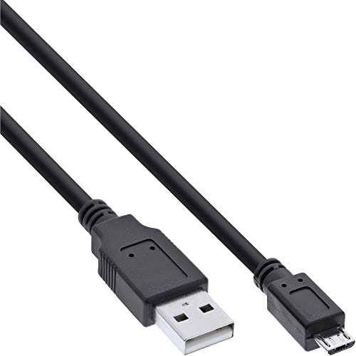 Micro-USB 2.0 Kabel, USB-A Stecker an Micro-B Stecker, 1m von InLine