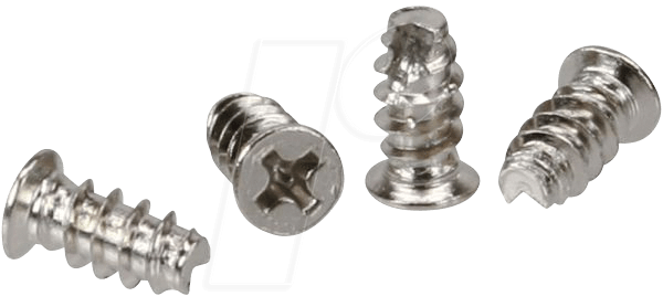 SLUE 5X10 50ER - Lüfterschrauben, 5 x 10 mm, 50er Pack von InLine