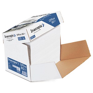 Inacopia Kopierpapier office DIN A4 80 g/qm 2.500 Blatt von Inacopia