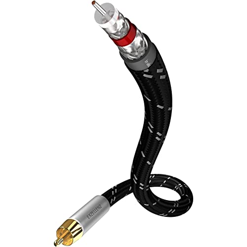 Inakustik Digitales Coax-Kabel, 1,5 m, Farbe Schwarz von Inakustik