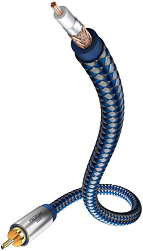 inakustik – 00408021 – Premium Mono-Subwooferkabel | Für kraftvollen und dynamischen Bass dank eines hohen Kupfergehaltes | 2,0m in Blau/Silber | 2-fache Abschirmung - Vollmetallstecker - moderner Geflechtschirm inakustik – 00408021 – Premium Mono-Subwooferkabel | Für kraftvollen und dynamischen Bass dank eines hohen Kupfergehaltes | 2,0m in Blau/Silber | 2-fache Abschirmung - Vollmetallstecker - moderner Geflechtschirm von Inakustik