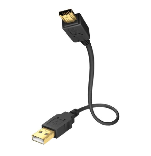 inakustik Premium High Speed USB 2.0 Kabel (USB 2.0A - Mini A, 1m) von Inakustik