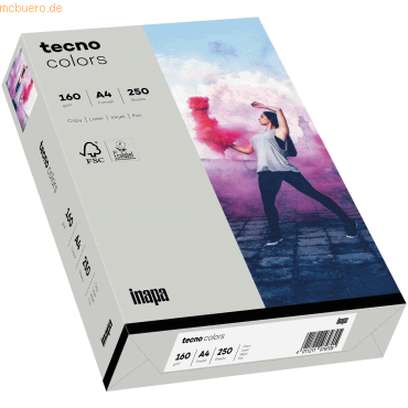 5 x Inapa Multifunktionspapier tecno colors A4 160 g/qm VE=250 Blatt g 5 x Inapa Multifunktionspapier tecno colors A4 160 g/qm VE=250 Blatt g von Inapa