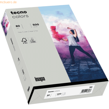 5 x Inapa Multifunktionspapier tecno colors A3 80 g/qm VE=500 Blatt gr 5 x Inapa Multifunktionspapier tecno colors A3 80 g/qm VE=500 Blatt gr von Inapa