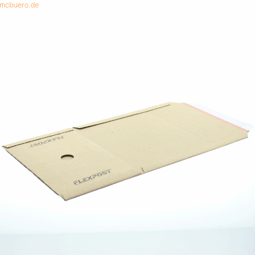 Inapa Versandkarton Wellpappe braun 217x155x10-55 mm für A5 VE=25 Stüc von Inapa