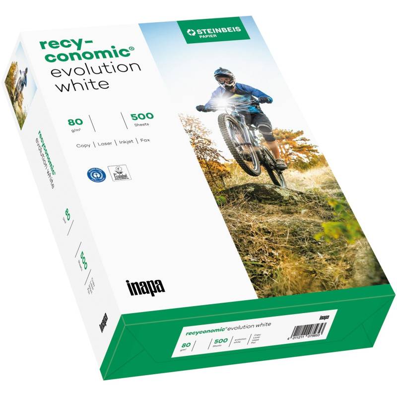 Recyconomic Evolution white A3, Papier von Inapa