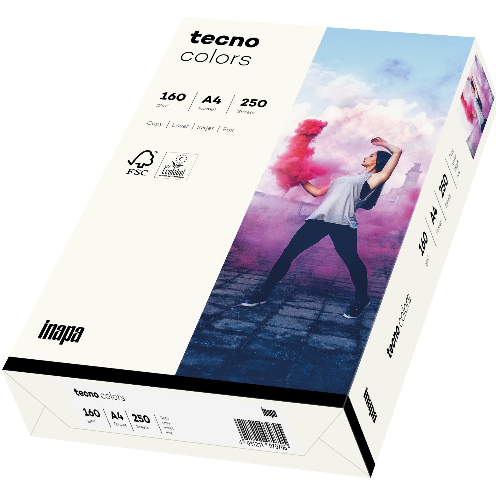 Tecno colors weiß A4, Papier von Inapa