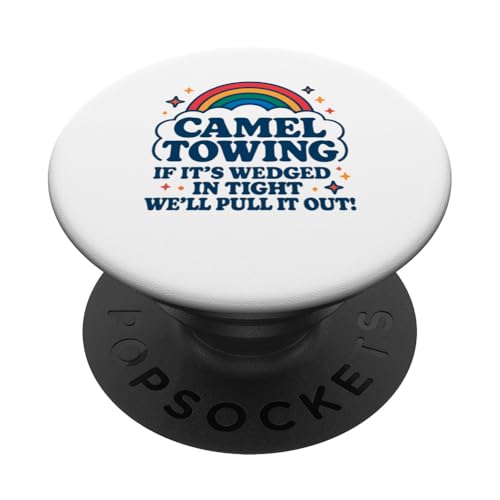 Camel Towing Vulgar Raunchy Lustiges Kamelschleppen für Herren PopSockets Klebender PopGrip Camel Towing Vulgar Raunchy Lustiges Kamelschleppen für Herren PopSockets Klebender PopGrip von Inappropriate Humor Co.
