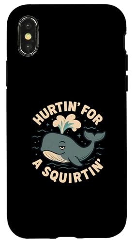 Hurtin' For A Squirtin' Damen Erwachsene Vulgar Raunchy Hülle für iPhone X/XS Hurtin' For A Squirtin' Damen Erwachsene Vulgar Raunchy Hülle für iPhone X/XS von Inappropriate Humor Co.