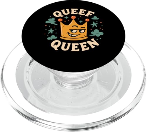 Queef Queen Damen Vulgar Crazy Peinlich Raunchy PopSockets PopGrip für MagSafe Queef Queen Damen Vulgar Crazy Peinlich Raunchy PopSockets PopGrip für MagSafe von Inappropriate Humor Co.