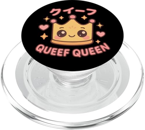 Queef Queen Damen Vulgar Crazy Peinlich Raunchy PopSockets PopGrip für MagSafe Queef Queen Damen Vulgar Crazy Peinlich Raunchy PopSockets PopGrip für MagSafe von Inappropriate Humor Co.
