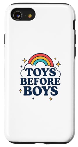 Toys Before Boys Raunchy Vulgar Damen Peinlich Hülle für iPhone SE (2020) / 7 / 8 von Inappropriate Humor Co.