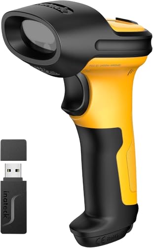 Inateck Barcode Scanner Wireless mit AI, 2.4GHz, Akku mit 2600 mAh, 60 m Reichweite, Automatisches Abtasten für Schnelles und Präzises Scannen, Betriebsdauer ca. 1 Monat, P6-AI Inateck Barcode Scanner Wireless mit AI, 2.4GHz, Akku mit 2600 mAh, 60 m Reichweite, Automatisches Abtasten für Schnelles und Präzises Scannen, Betriebsdauer ca. 1 Monat, P6-AI von Inateck