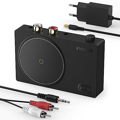 Inateck Bluetooth Empfänger Receiver 5.1 Audio Adapter, mit 50cm RCA auf 3.5mm AUX-Kabel, für Stereoanlage/Lautsprecher/3.5mm Headset, BR2001 von Inateck