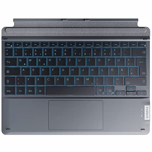 Inateck Surface Pro 9 Tastatur Kompatibel mit Surface Pro 9/8/X, mit 7-Farbiger Hintergrundbeleuchtung, KB05111 von Inateck