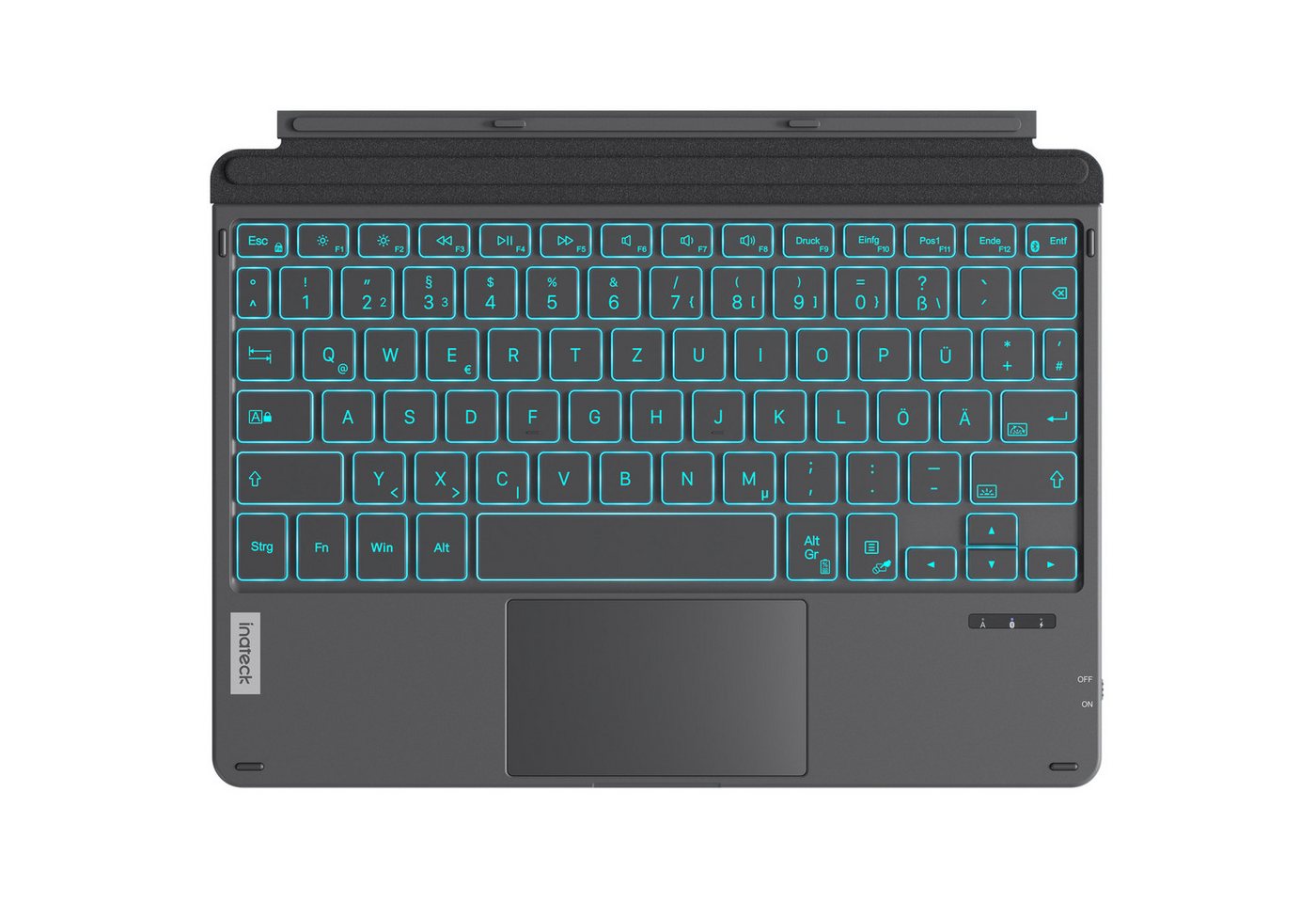 Inateck Tastatur für Surface Go 1&2&3&4, 7 Farben beleuchtung, mit Touchpad Tablet-Tastatur Inateck Tastatur für Surface Go 1&2&3&4, 7 Farben beleuchtung, mit Touchpad Tablet-Tastatur von Inateck