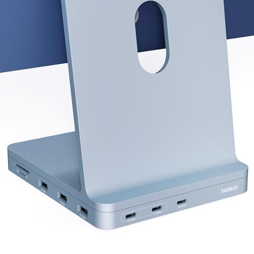 Inateck USB C Hub für iMac, Dockingstation Kompatibel mit iMac 24 Zoll 2021/2023, USB 3.2 Gen 2, 8-in-1 Aluminium USB Hub mit NVMe SSD Gehäuse, USB C 10 Gbit/s und SD/TF Kartenleser, DK2001 von Inateck