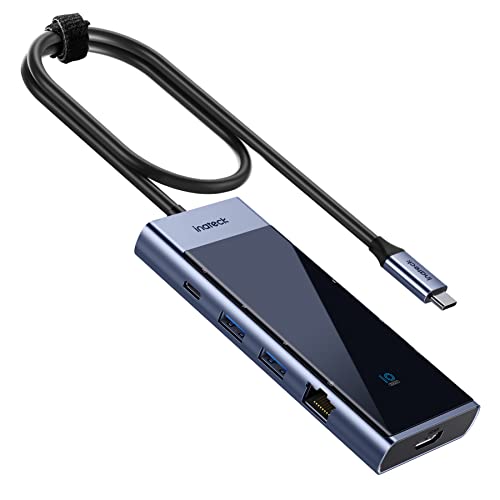 Inateck USB C Hub mit 10 Anschlüssen, USB 3.2 Gen 2 Geschwindigkeit, 50 cm Kabel, HB2026 von Inateck