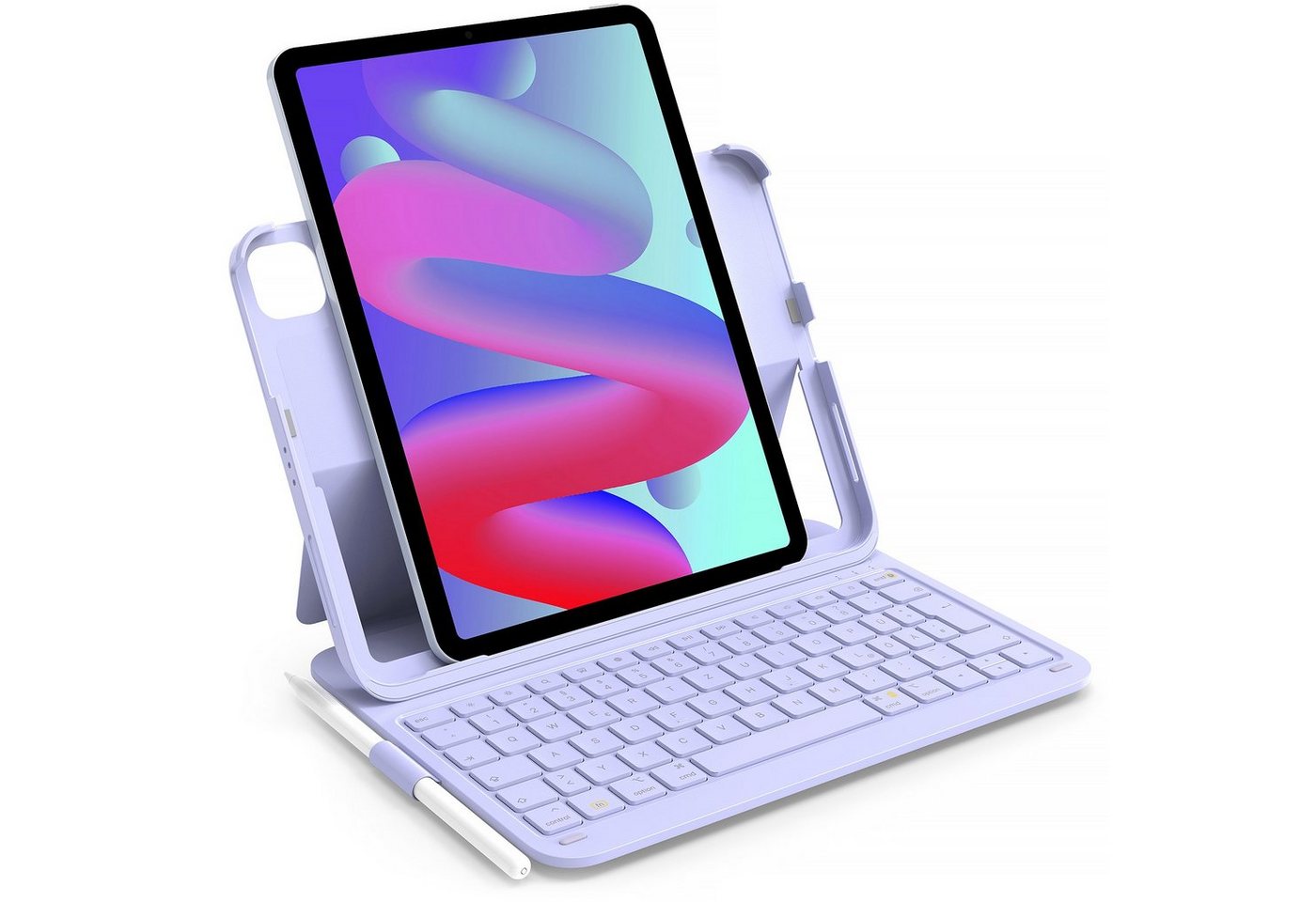 Inateck Ultraleichte Tastatur Hülle für iPad 10th, iPad Air 5/4, iPad Pro 11 iPad-Tastatur (Hoch-/Querformat Verwenden, mit Stifthalter) von Inateck