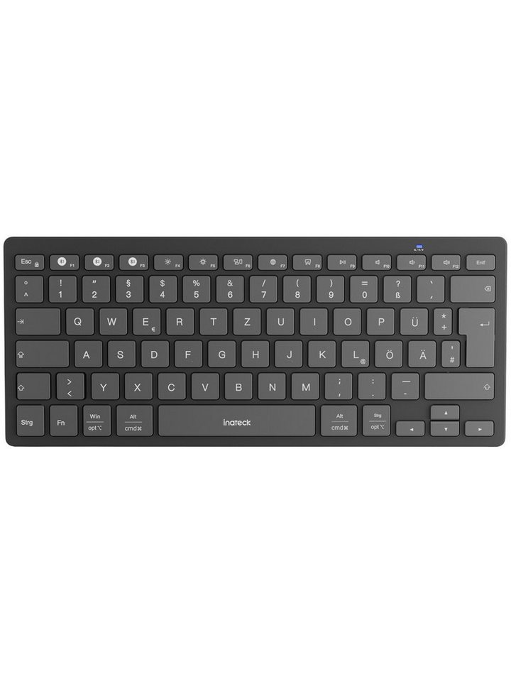 Inateck für iPad Pro/Air/Mini/Windows/Android/IOS, Ergonomisches Design Wireless-Tastatur (Ultraslim, Vergrößerte Tastenkappen, 3 Bluetooth) von Inateck