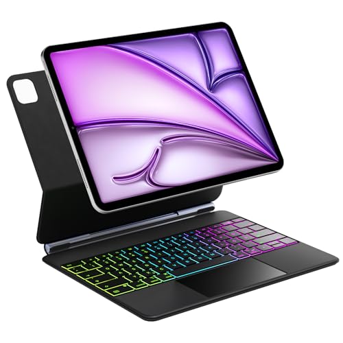 Inateck Magic Keyboard,Tastatur Hülle Kompatibel mit iPad Air 13 Zoll (2024),ipad Pro 12.9 Zoll 6/5/4/3 Generation, 3-Zonen Hintergrundbeleuchtung,Multi-Touch Trackpad, Magnetisch, KB09118 Inateck Magic Keyboard,Tastatur Hülle Kompatibel mit iPad Air 13 Zoll (2024),ipad Pro 12.9 Zoll 6/5/4/3 Generation, 3-Zonen Hintergrundbeleuchtung,Multi-Touch Trackpad, Magnetisch, KB09118 von Inateck