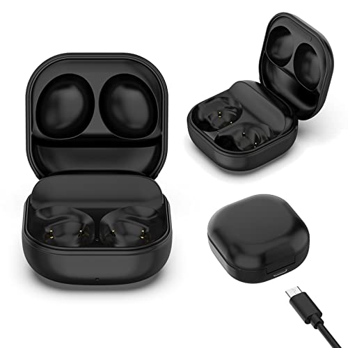 Kabelgebundene Ladehülle, nur kompatibel mit Samsung Galaxy Buds Pro, Ersatz-Ladegerät, Dockstation für Galaxy Buds Pro Bluetooth-Ohrhörer (schwarz) von Inatlants