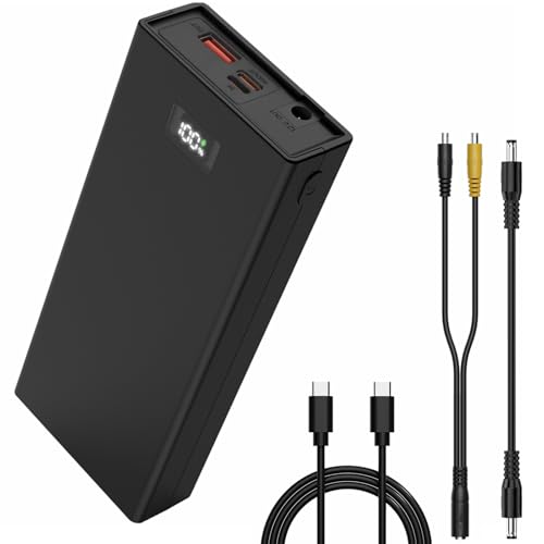 Tragbarer DC 12 V wiederaufladbarer Lithium-Ionen-Akku, USB-Ausgang, Externer Akku für LED-Streifen, CCTV-Kamera, Ladetelefon (A20) von Inbabit