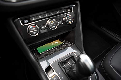 INBAY 15W Handyhalterung Auto Ablagefach Induktiv/Kabellos passend für VW Tiguan (AD1), Tiguan Allspace (AD1) - Autohalterung Zubehör Innenraum - Qi von Inbay