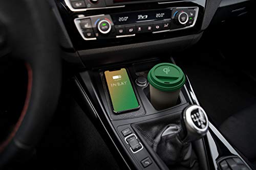 INBAY 15W Handyhalterung Auto Ablagefach Induktiv/Kabellos passend für BMW 1er Serie F20/F21 - Autohalterung Zubehör Innenraum - Qi von Inbay