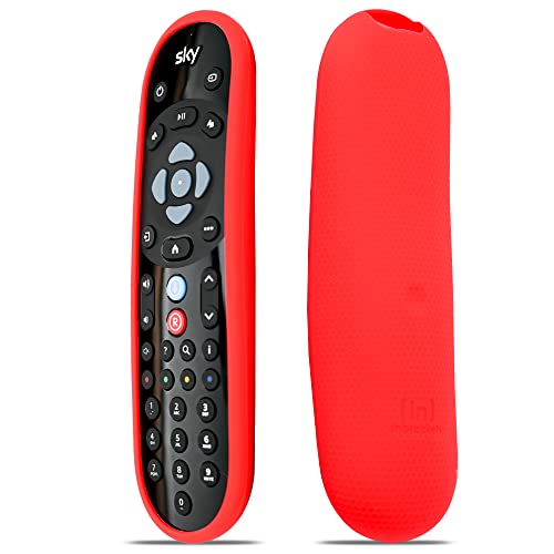 Sky Q Remote Cover Schutzhülle von Inbrackets – Stoßfeste Schutzhülle für neueste Sky-Q-Fernbedienung EC202O – rutschfest – Premium-langlebiges Silikon Wabenstruktur Rot Sky Q Remote Cover Schutzhülle von Inbrackets – Stoßfeste Schutzhülle für neueste Sky-Q-Fernbedienung EC202O – rutschfest – Premium-langlebiges Silikon Wabenstruktur Rot von Inbrackets