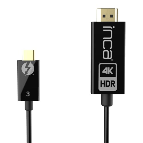 INCA HDMI-Kabel ITCH-30 2.0 > Typ-C 4K60HZ, Thunderbolt 3 1,8 von Inca