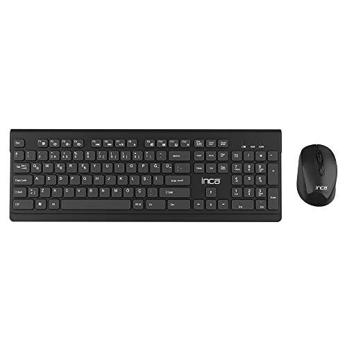 INCA IWS-519 Wireless Multimedia Slim Chocolate Design Tastatur & Mouse Set von İnca