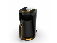 Inca IKM-01, Turkish coffee maker, 0.25 L, Ground coffee, 400 W, Black, Gold von Inca