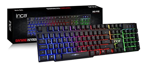 Inca IKG-446 Rainbow Effect Gaming Keyboard with Mechanical Feeling von Inca