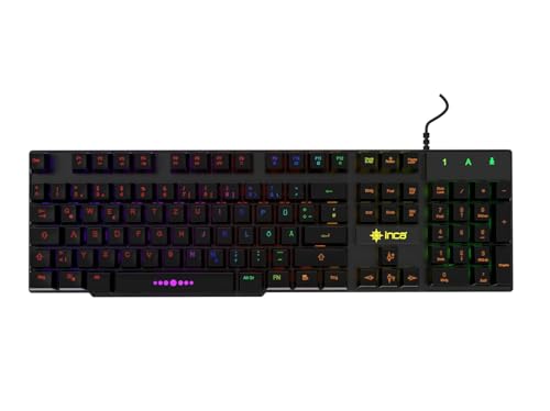 Inca IKG-446 Rainbow Effect Gaming Keyboard with Mechanical Feeling von Inca