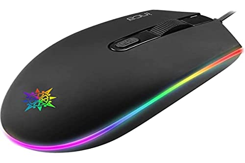 Inca IMG-GT13 PRO Optisch Gaming Maus Mouse 1200 DPI RGB-Logo-Effekt von Inca