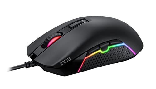 Inca IMG-GT14 PRO Optisch Gaming Maus Mouse 3600 DPI RGB-Logo von Inca