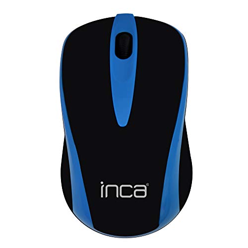 Inca IWM-221RSK IWM-221RSM Wireless Mouse kabellose Funk-Maus, 1600 DPI (Blau) von Inca