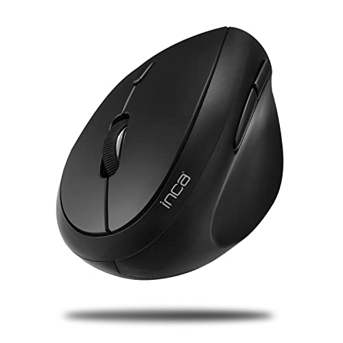 Inca IWM-279 IWM-279G Wireless Mouse kabellose Funk-Maus, 1600 DPI (Schwarz) von Inca