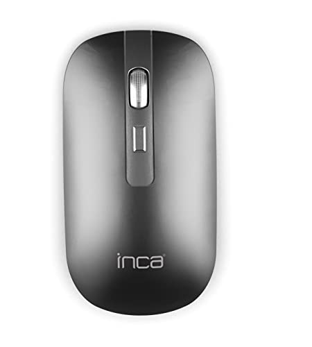 Inca IWM-531RG Maus kabellos Bluetooth Optisch 1600 DPI Wireless Funkmaus von Inca