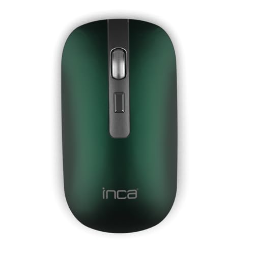 Inca IWM-531RY Maus kabellos Bluetooth Optisch 1600 DPI Wireless Funkmaus von Inca