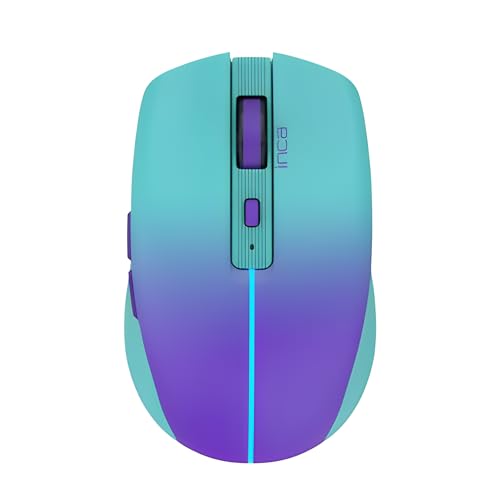 İnca Kabellose Maus Bluetooth & 2.4GHz W-LAN IWM-511RM,RGB,800-1600DPI,Ergonomisch,Wiederaufladbar, Silent Klicks, USB-C, für Kreative,Büro,Medienarbeit,Windows,Android,Mac İnca Kabellose Maus Bluetooth & 2.4GHz W-LAN IWM-511RM,RGB,800-1600DPI,Ergonomisch,Wiederaufladbar, Silent Klicks, USB-C, für Kreative,Büro,Medienarbeit,Windows,Android,Mac von İnca