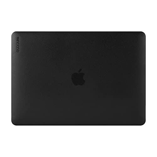 Incase Hardshell Hartschalen Hülle für Apple MacBook Air 13,3" (2020 / M1-Late 2020) - transparent (schwarz) [3D Dot-Design I Lüftungsschlitzaussparungen I Leicht & dünn] - INMB200615-BLK von Incase