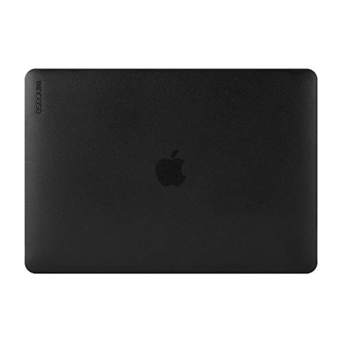 Incase Hardshell Hartschalen Hülle für Apple MacBook Air 13,3" (2020 / M1-Late 2020) - transparent (schwarz) [3D Dot-Design I Lüftungsschlitzaussparungen I Leicht & dünn] - INMB200615-BLK von Incase