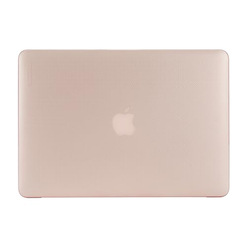 Incase Hardshell Tasche Hülle Apple MacBook Pro 13,3" (2016 - 2019) - Transparent (Rose) [3D Dot-Design I Lüftungsschlitzaussparungen I Leicht und Dünn] - Inmb200260-BLP von Incase