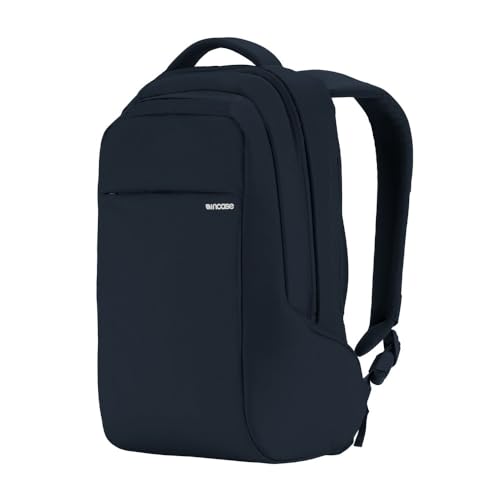 Incase ICON Slim Pack Herren Damen Unisex Schüler Studenten Rucksack für Apple MacBook 15,4" - navy blau [Modern I 14,5L Volumen I Getrennte Fächer I Gepolstert I Nylon Außenseite] - INBP10052-NVY von Incase