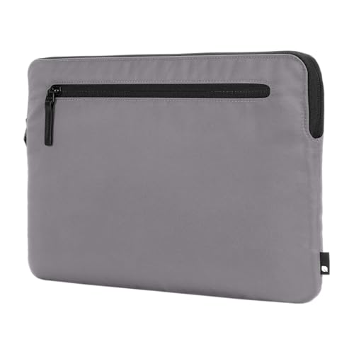 Incase Kompakte Laptop-Hülle mit Flight-Nylon – MacBook/Laptop, iPad/Tablet, Computerhülle und Abdeckung, leicht, wetterfest, mit Einschubfach für Zubehör (Conte Gray, 14 Zoll) von Incase