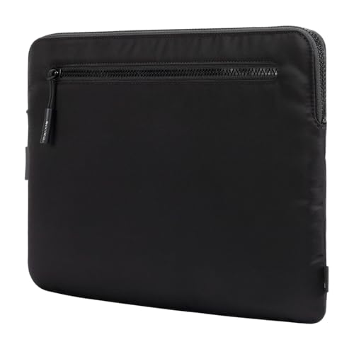 Incase Kompakte Laptop-Hülle mit Flight Nylon für MacBook/Laptop/iPad/Tablet, leicht, wetterfest, mit Einschubfach für Zubehör (Flight Black, 13 Zoll) von Incase